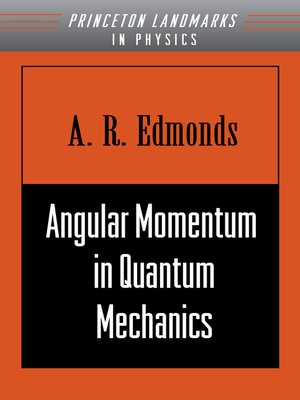 cover image of Angular Momentum in Quantum Mechanics